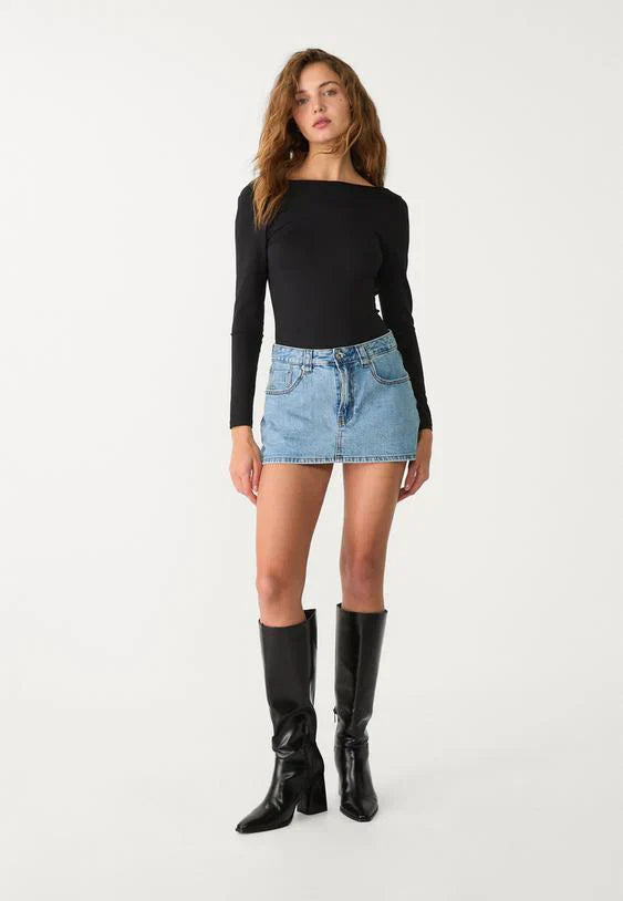 DenimEase® | Mini-Skirt