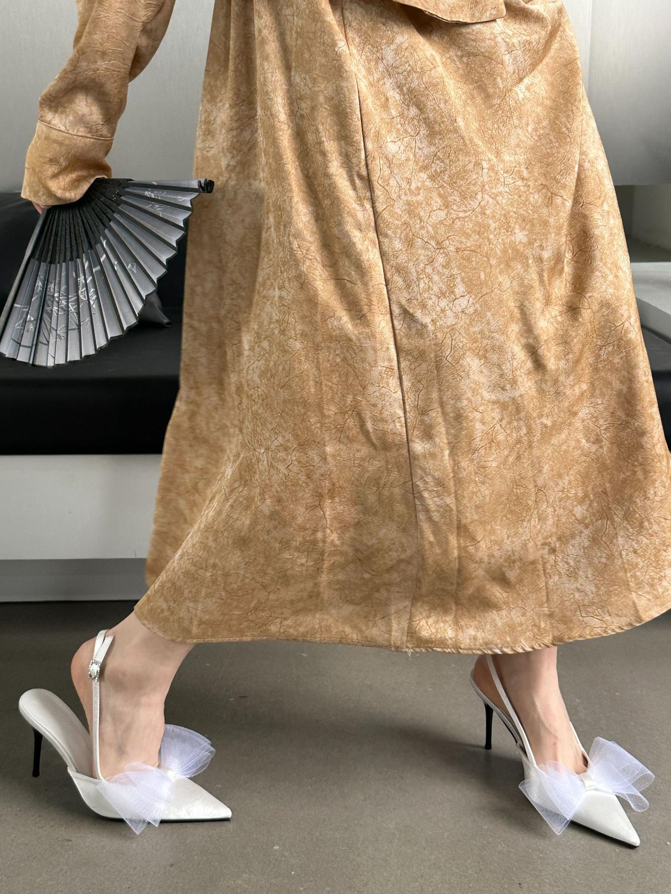 Bow-Embellished Stiletto Sandals