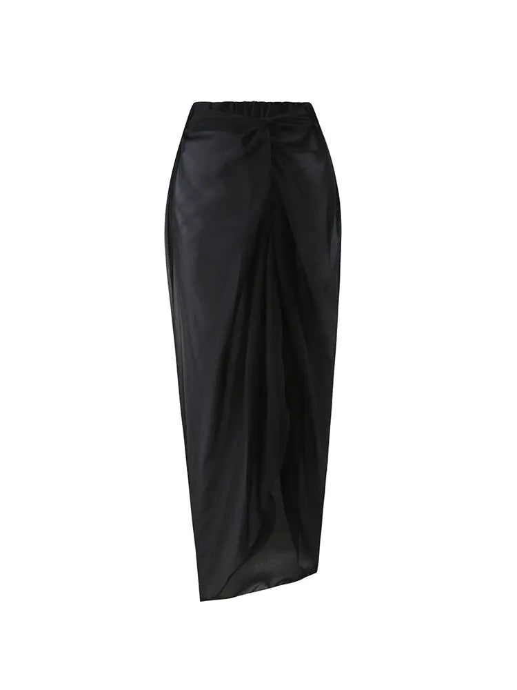 Colorblock One Piece Swimsuit Set