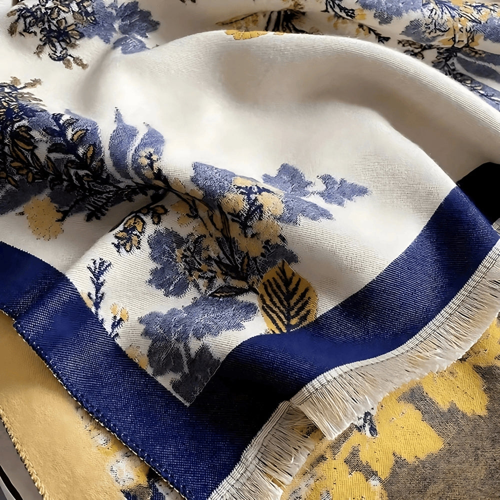 Nuvé Floral Soft Double Sided Scarf