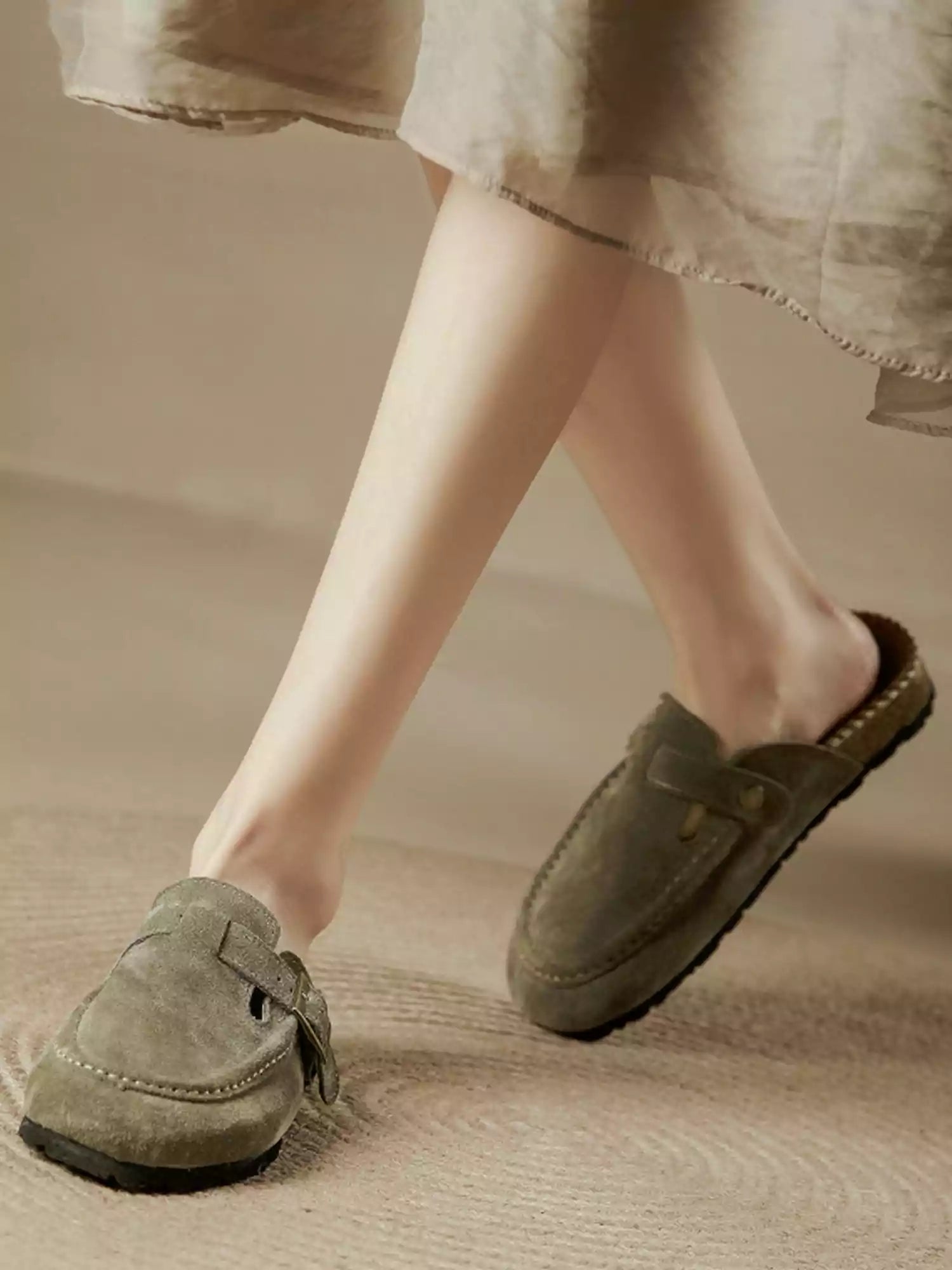 Birkensole Closed-Toe Mules