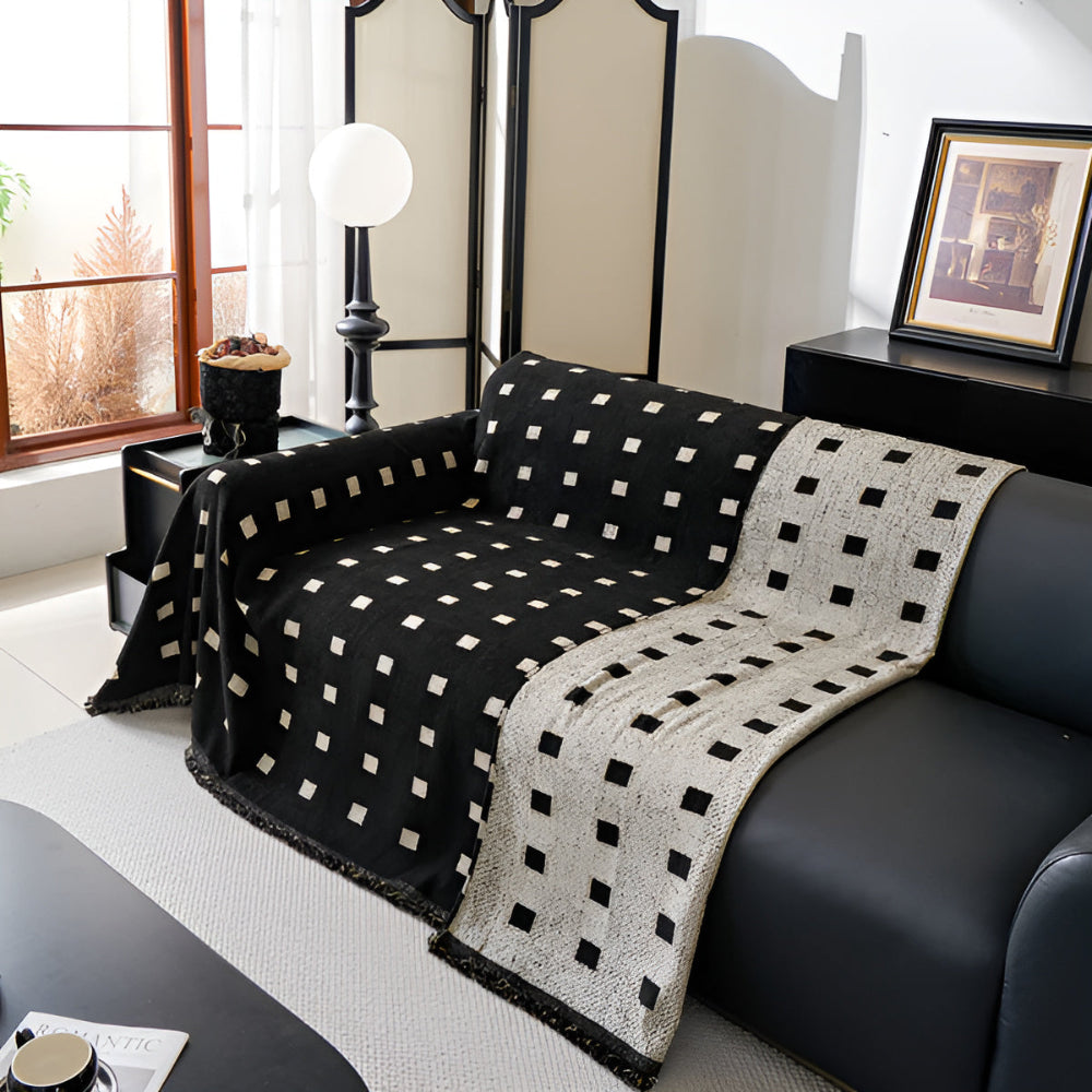 Square Matrix Sofa Cover