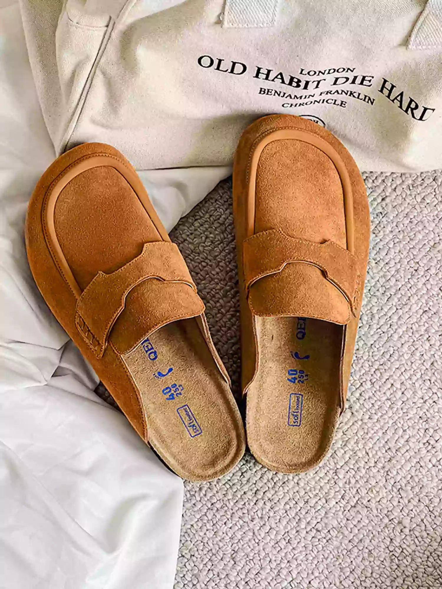 Comfort Suede Mules