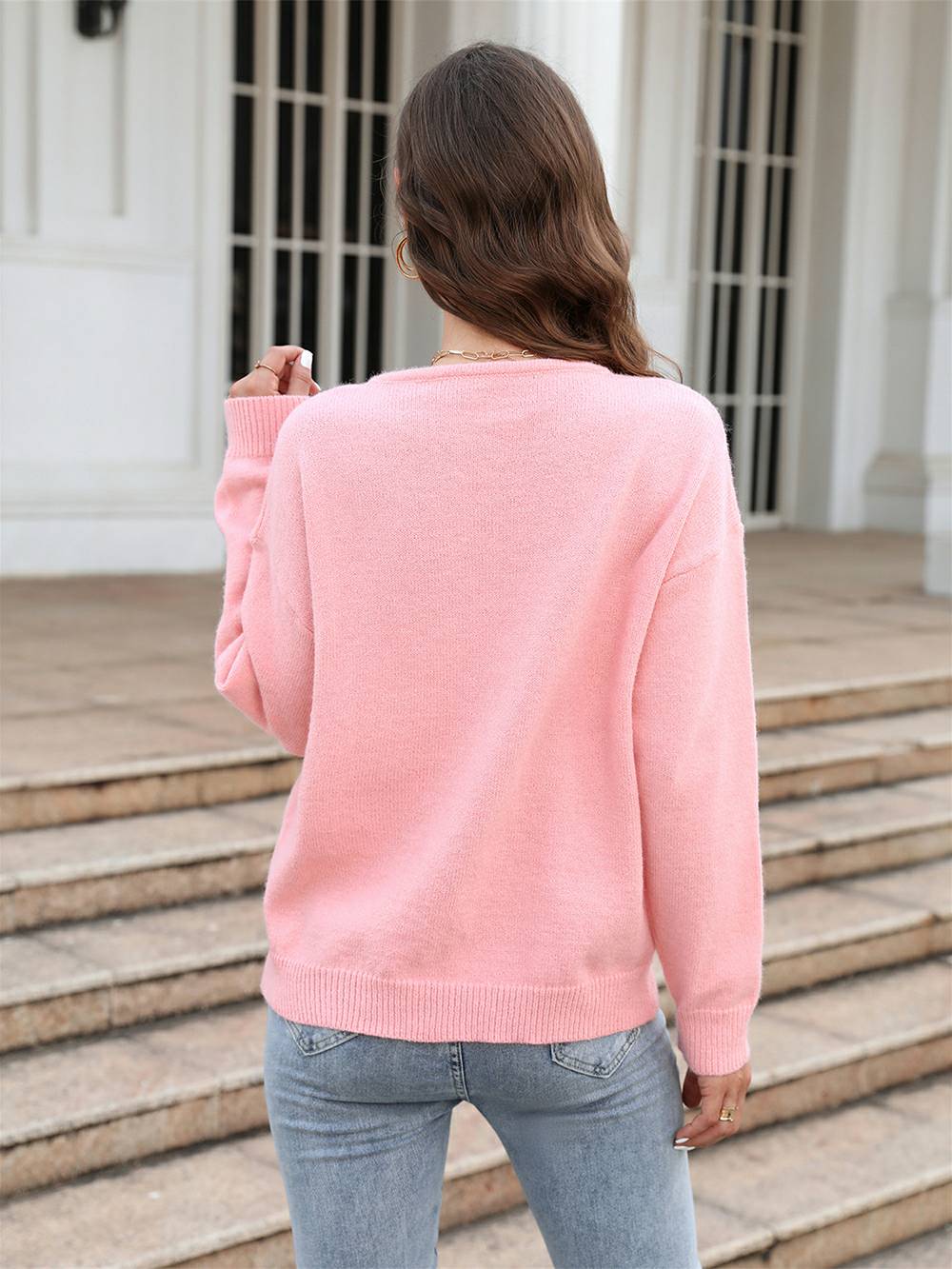 Love on Pulse Knit Pullover Sweater