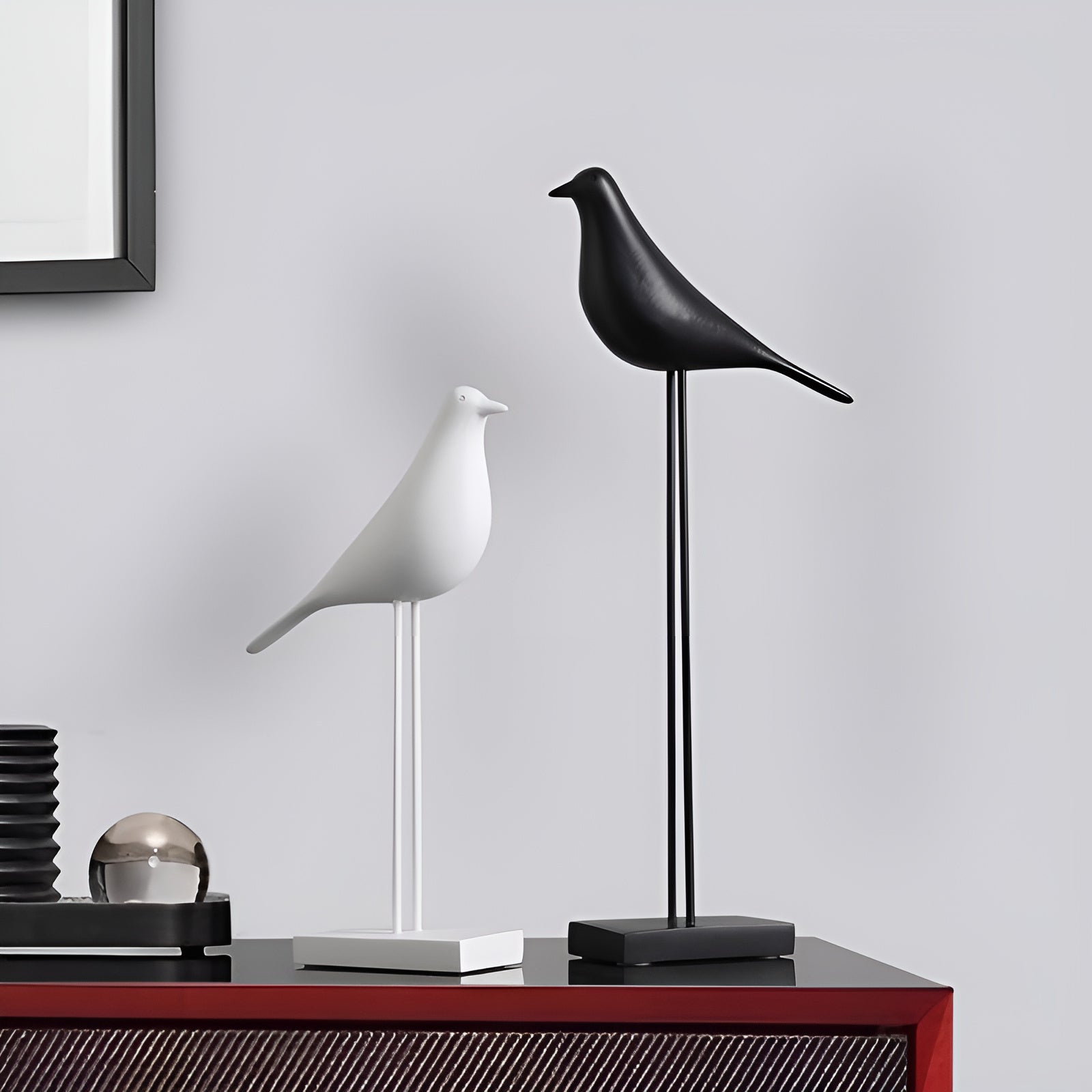 Minimalist Bird Decor Figurines