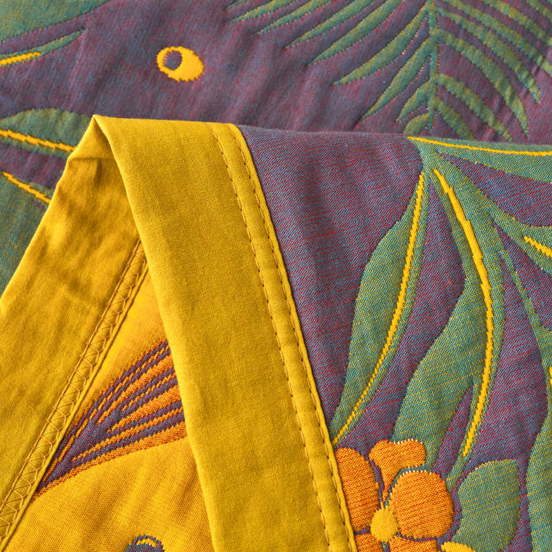 Floral Cotton Muslin Blanket