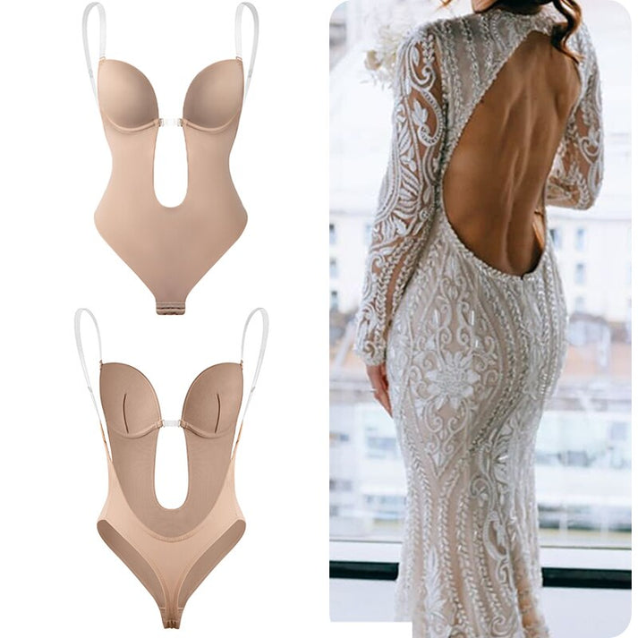 1+1 Free | GlowShaper™ | Backless Shapewear Bodysuit Flawless Shape, Invisible Support, Confidence Starts Underneath!