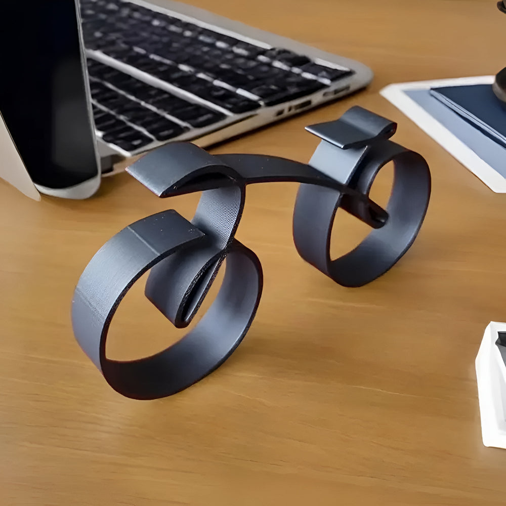 Urban Cyclist Abstract Decor