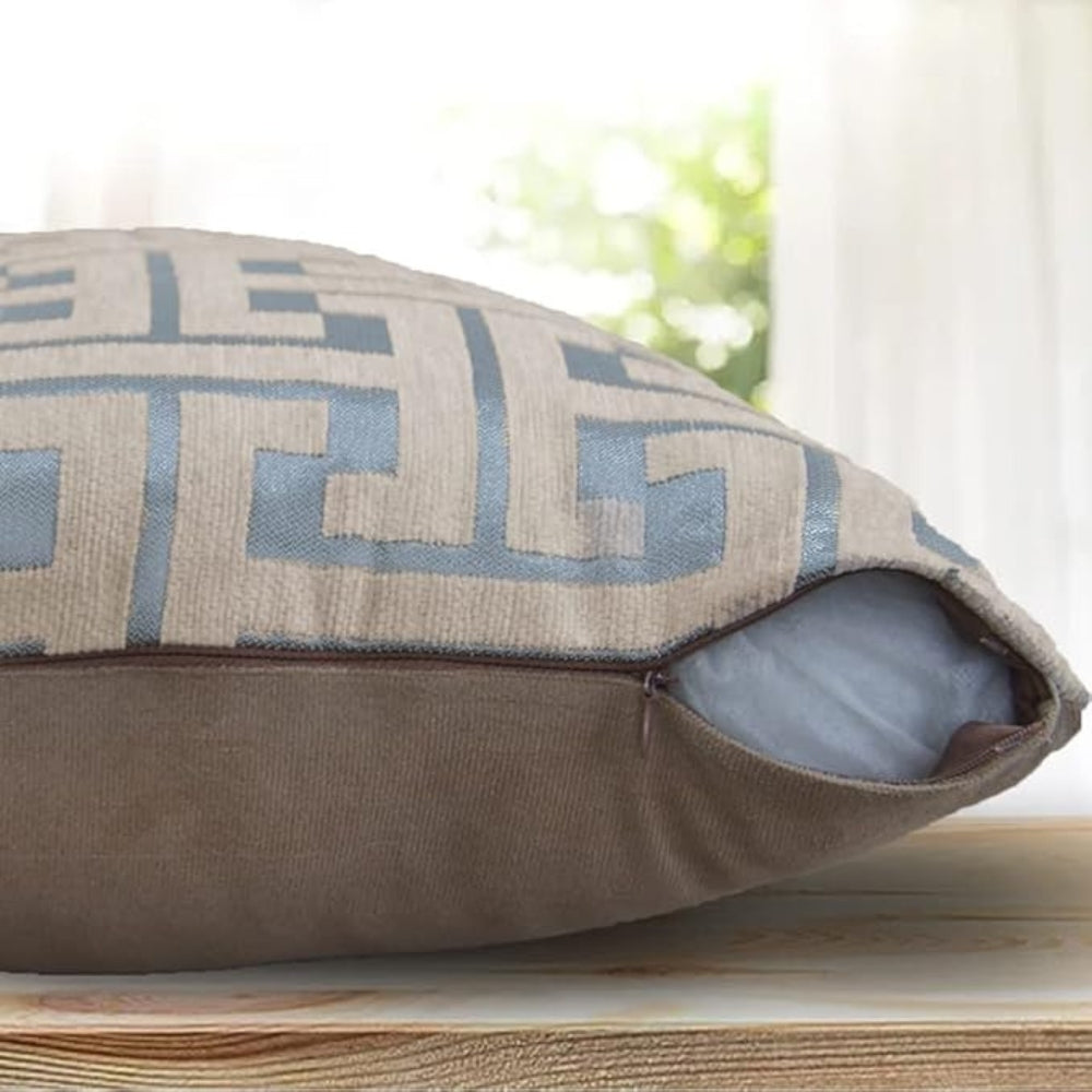 Timeless Maze Pattern Cushion Cover