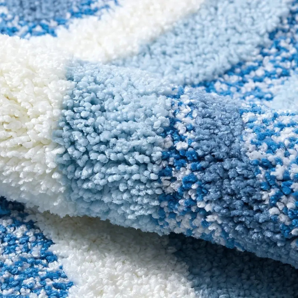 Seaside Ocean Waves Non-Slip Bathroom Mat