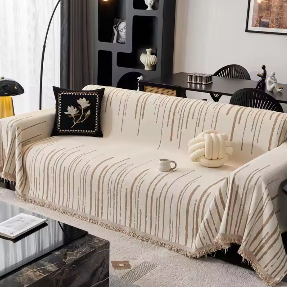 Velour Cascade Sofa Cover