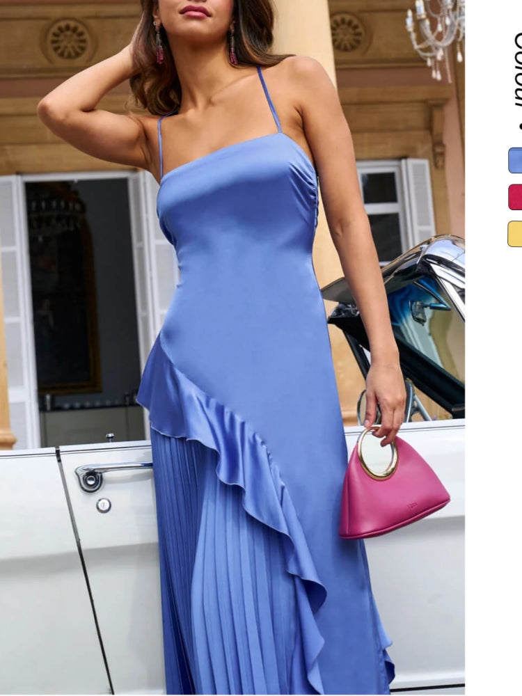 Designer Asymmetric Dress