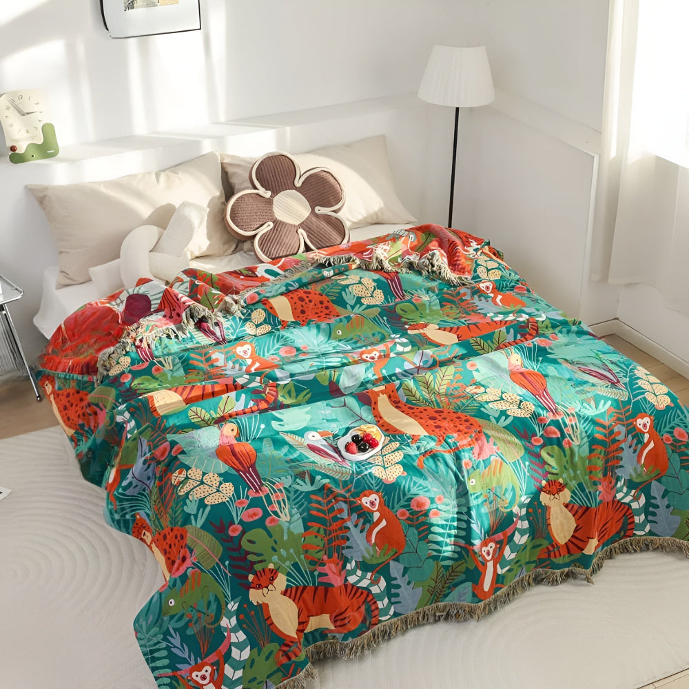 Jungle Adventure Kids Blanket