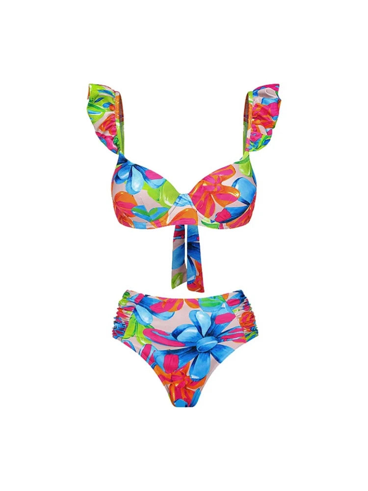 Printed Swimsuit Set for Women