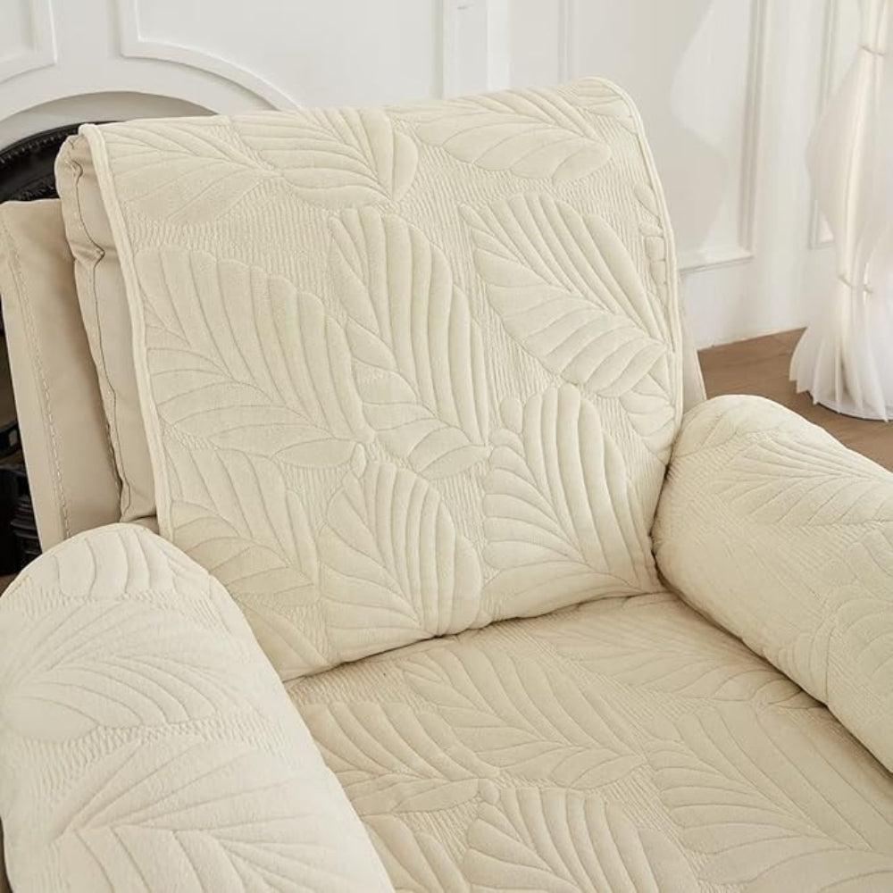 LeafLuxe® | Leaf Pattern Recliner Cover