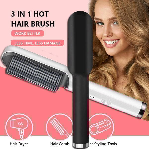 Glimstra™ | Negative Ion Hair Straightener Styling Comb