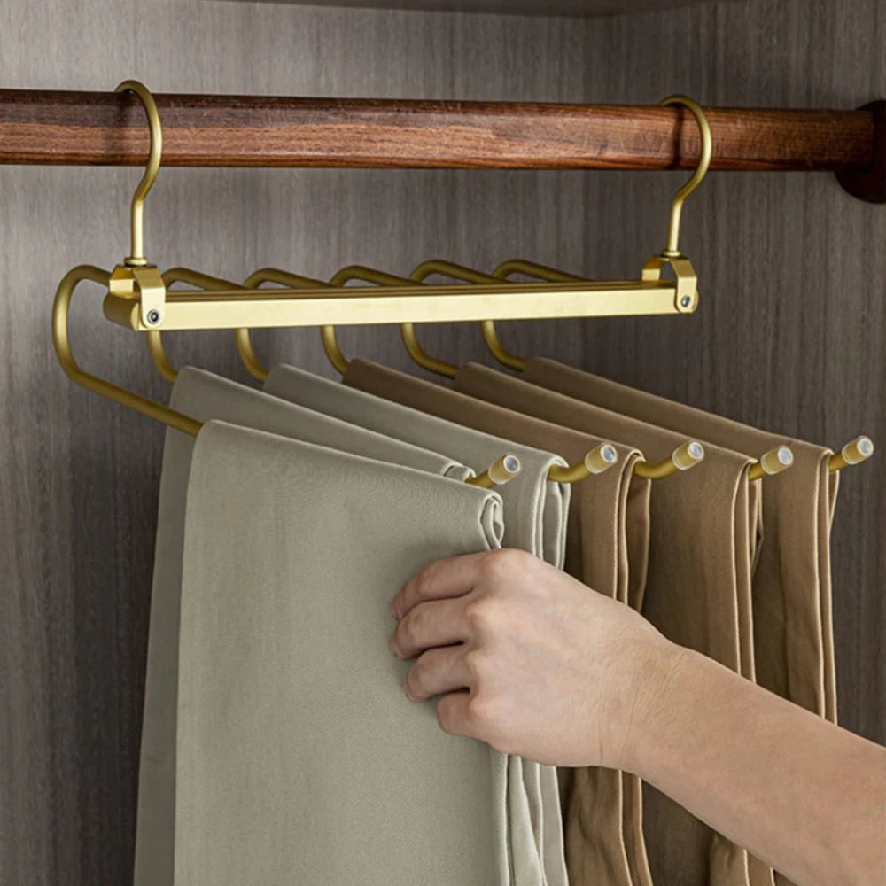 Regal Gold Space-Saving Trouser Hanger
