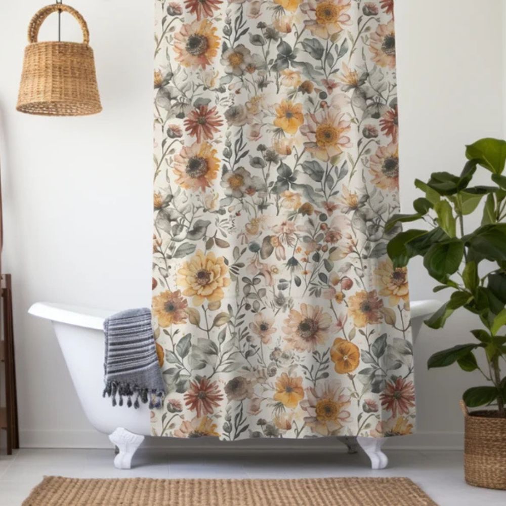 Flourish Bloom Shower Curtain