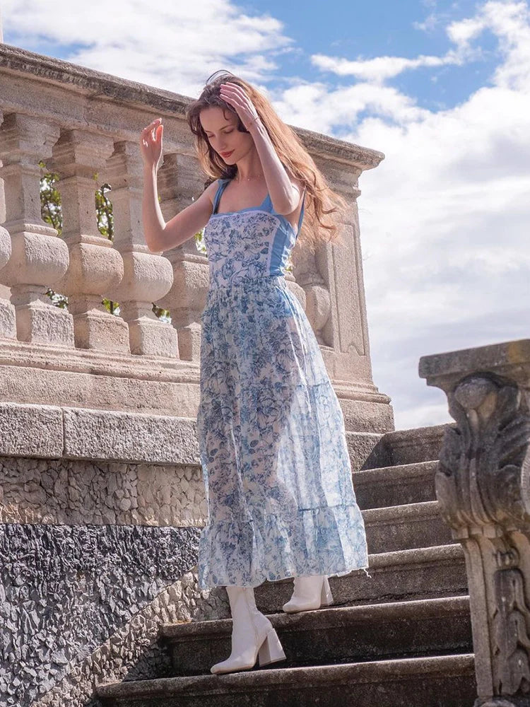 Reversible Tie Back Swimsuit and Skirt Set