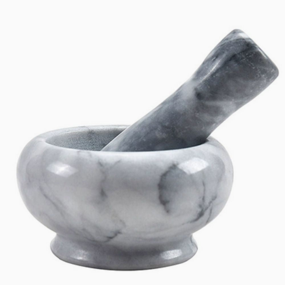 Marble Mortar and Pestle Set