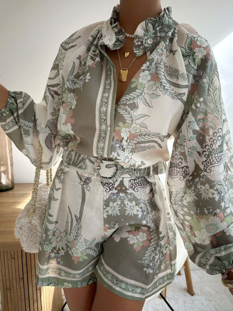 3D Print Long Sleeve Shorts Set