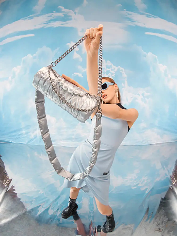 Iridescent Electric Pencil Cylinder Pouch