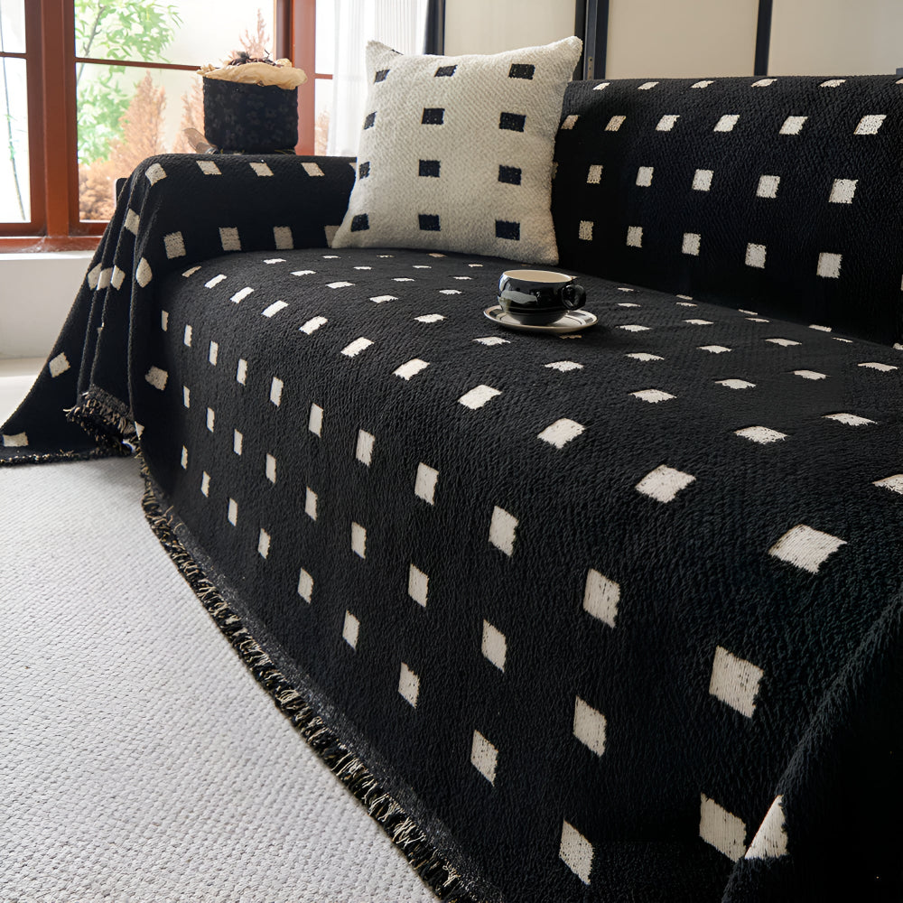 Square Matrix Sofa Cover