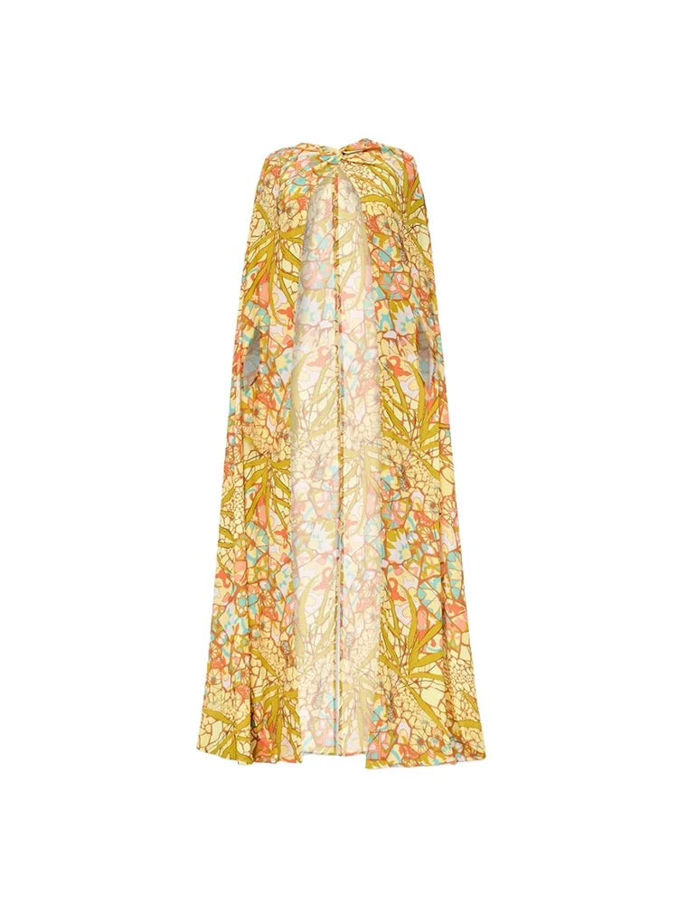 Boho Tassel Tribal Print Bikini Set