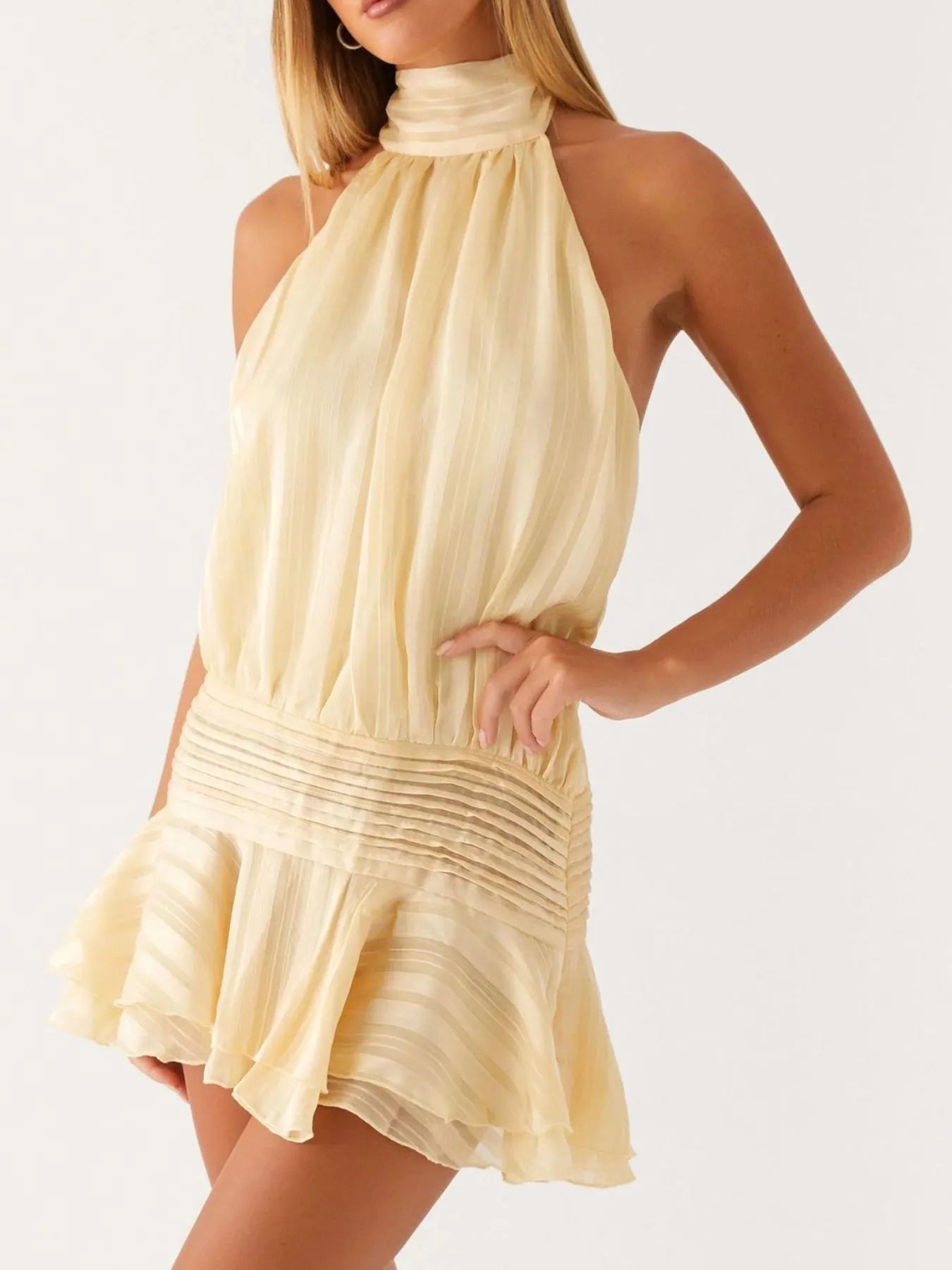 RuffleGlow® | Mini Dress