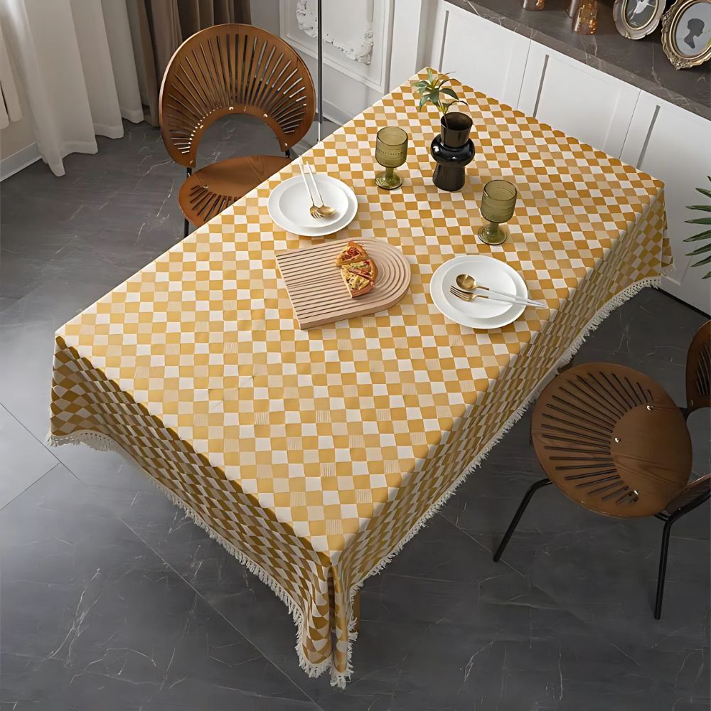 Heritage Checkered Tablecloth
