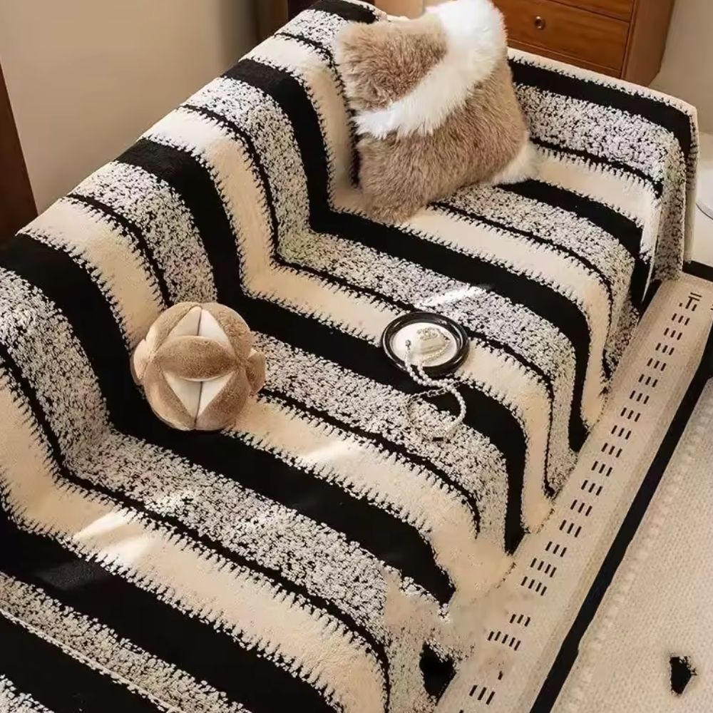 Striped Haven Sofa Cover