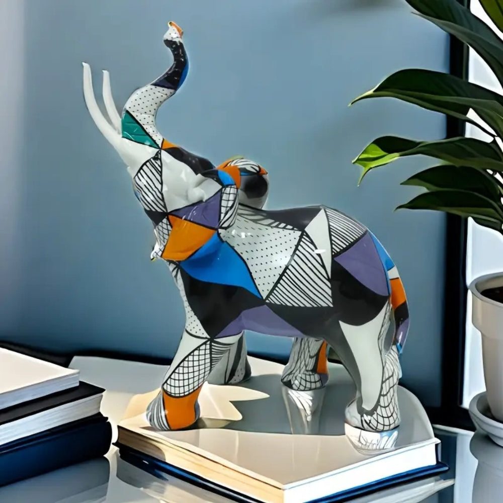 Luxury Abstract Elephant Figurine