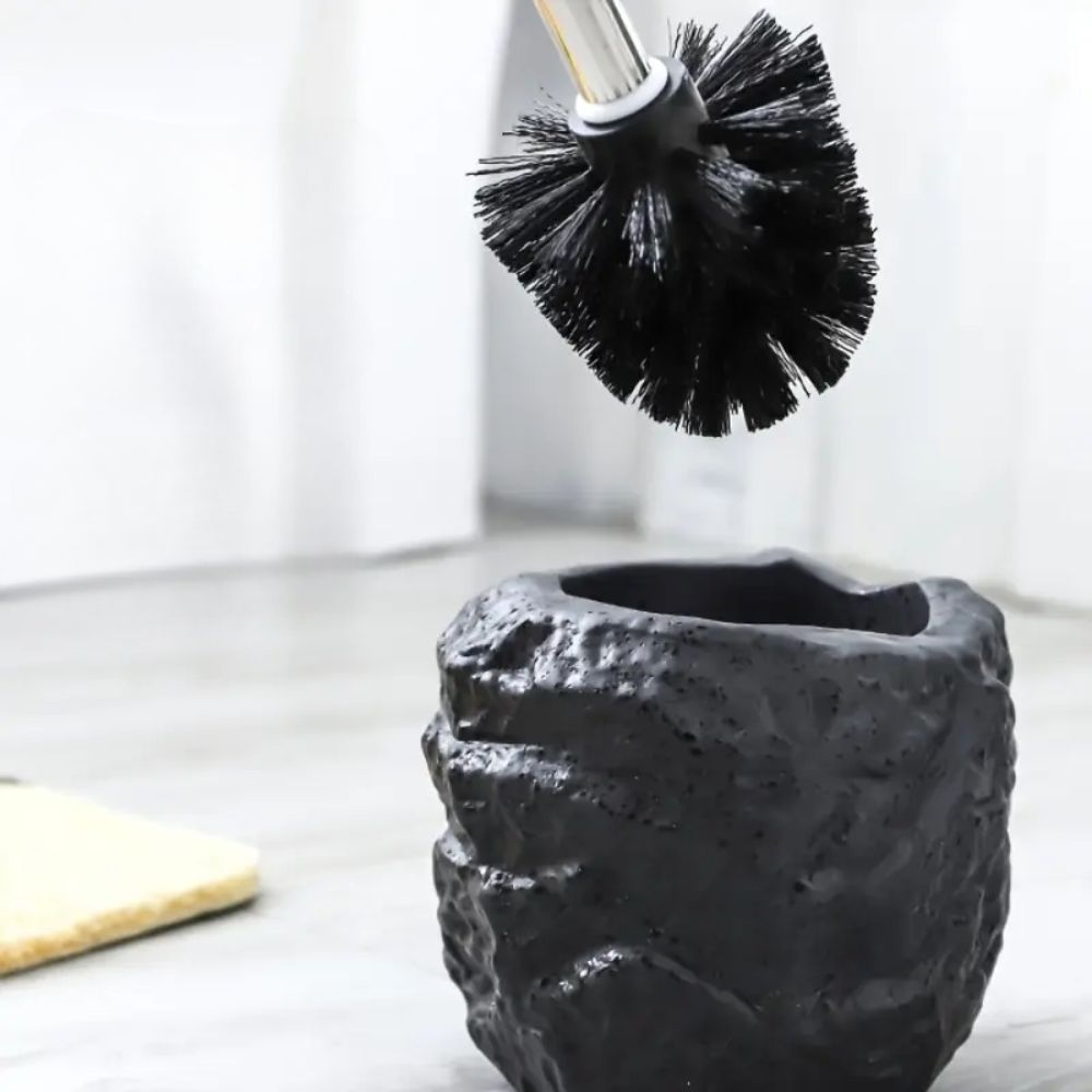 Retro Stone Ceramic Toilet Brush