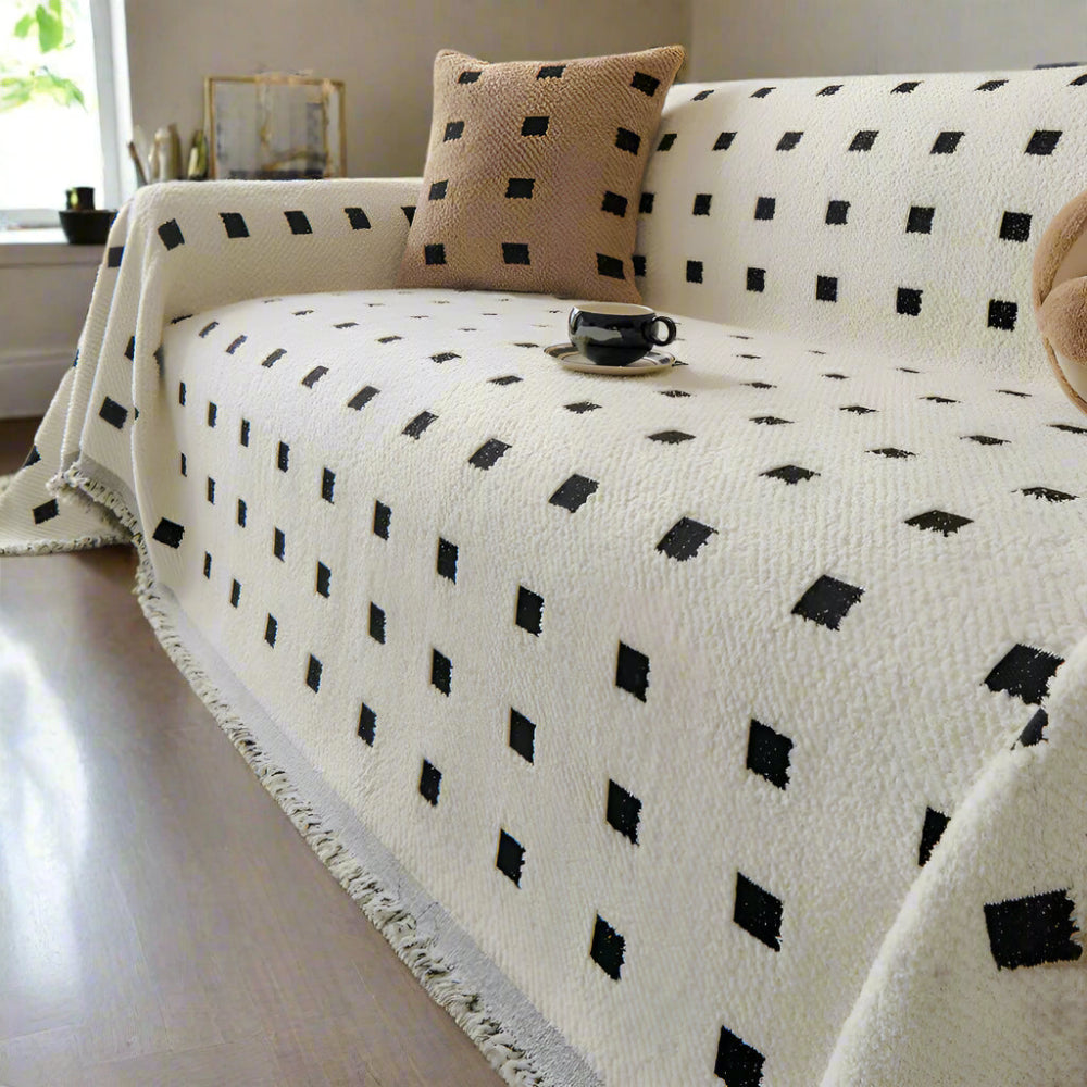 Square Matrix Sofa Cover