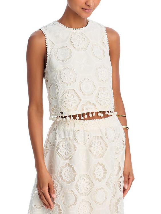 Square Crochet Tank Top & Maxi Skirt