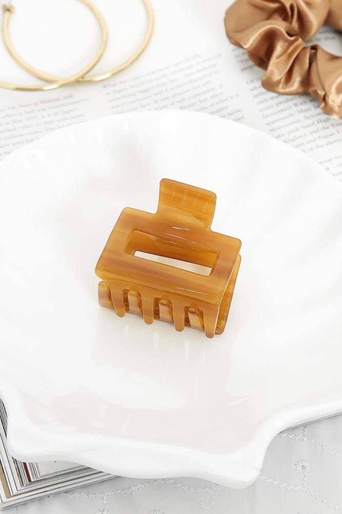 60s Motown Hair Claw Tan