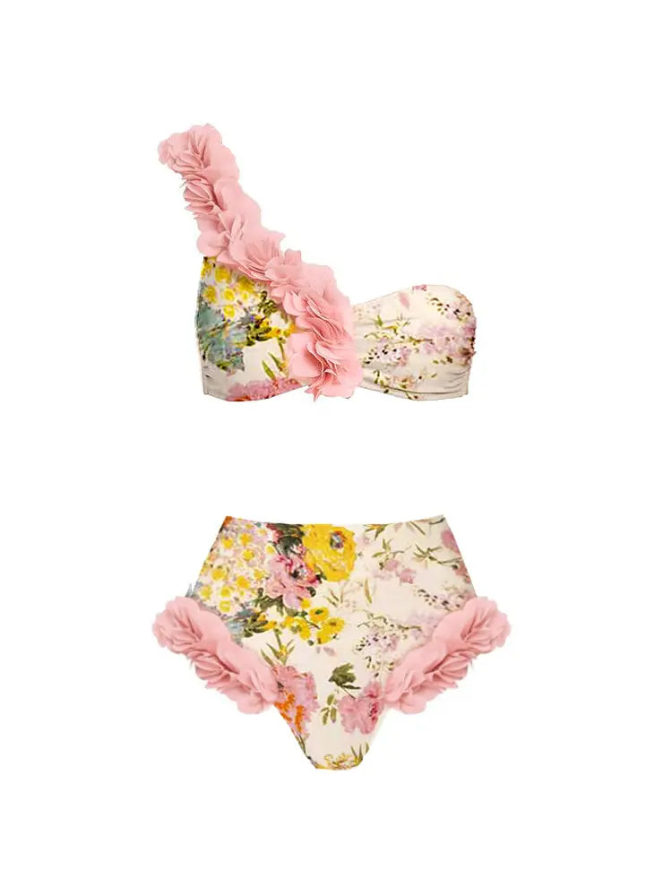 Handmade Appliqué Sexy Bikini Set