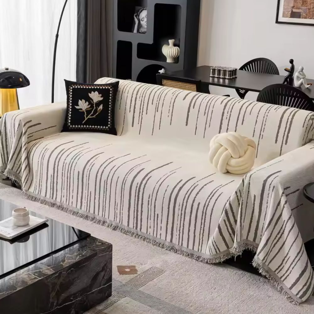 Velour Cascade Sofa Cover