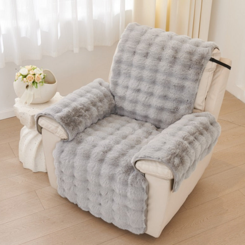 Faux Fur Recliner Sofa Cover