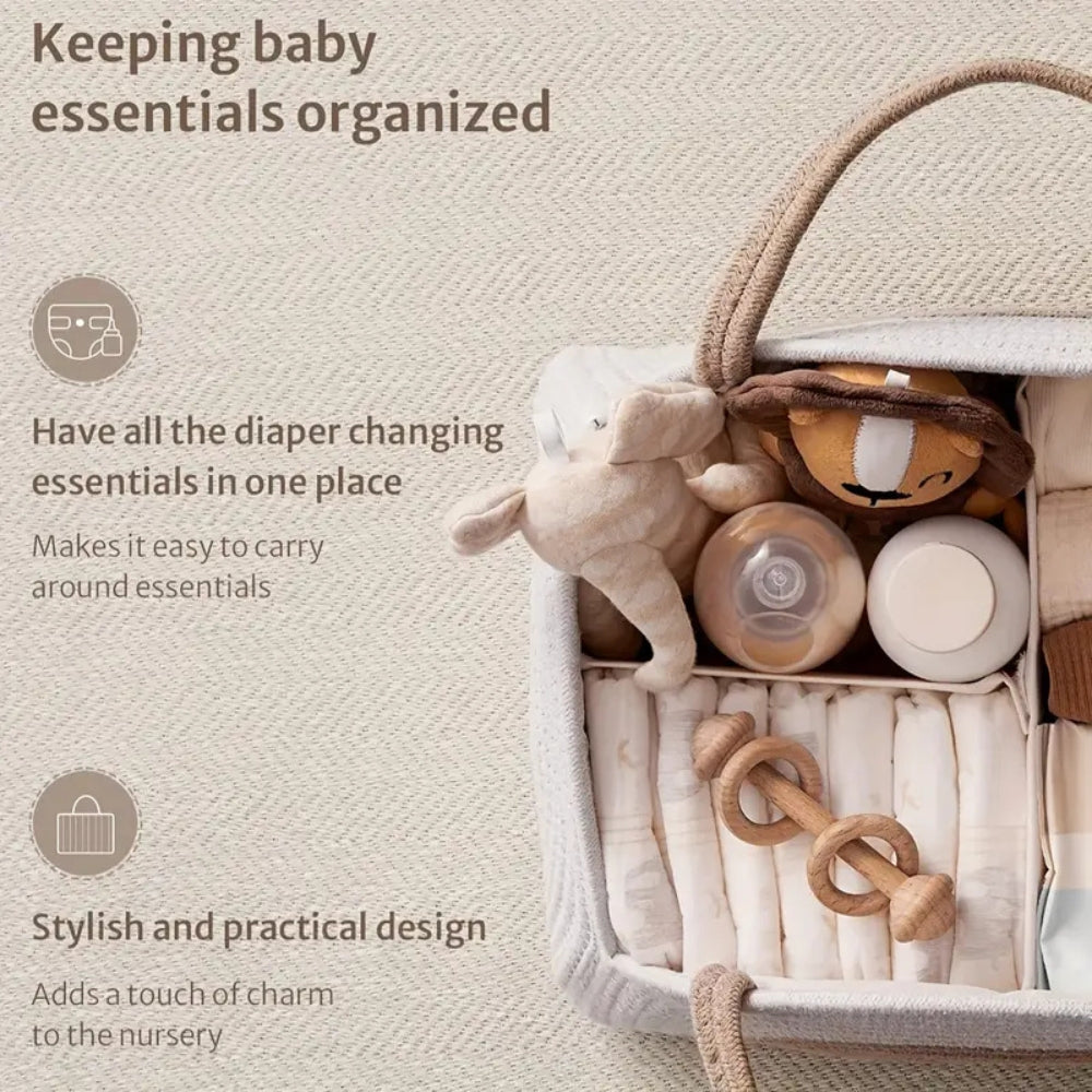 Neutral Tone Baby Storage Organizer