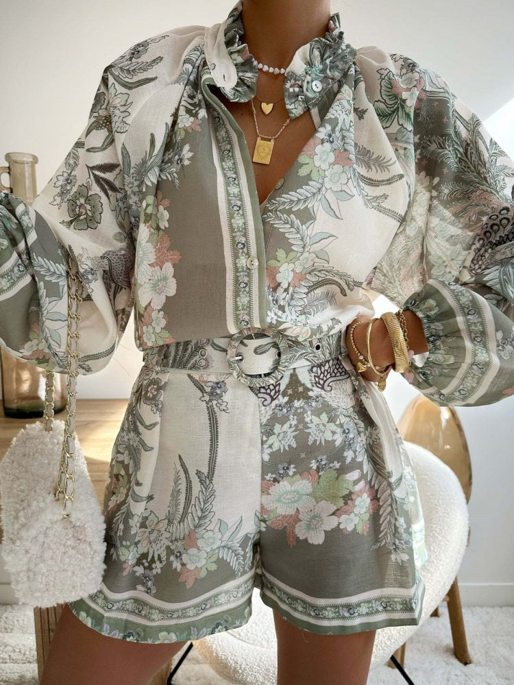 3D Print Long Sleeve Shorts Set