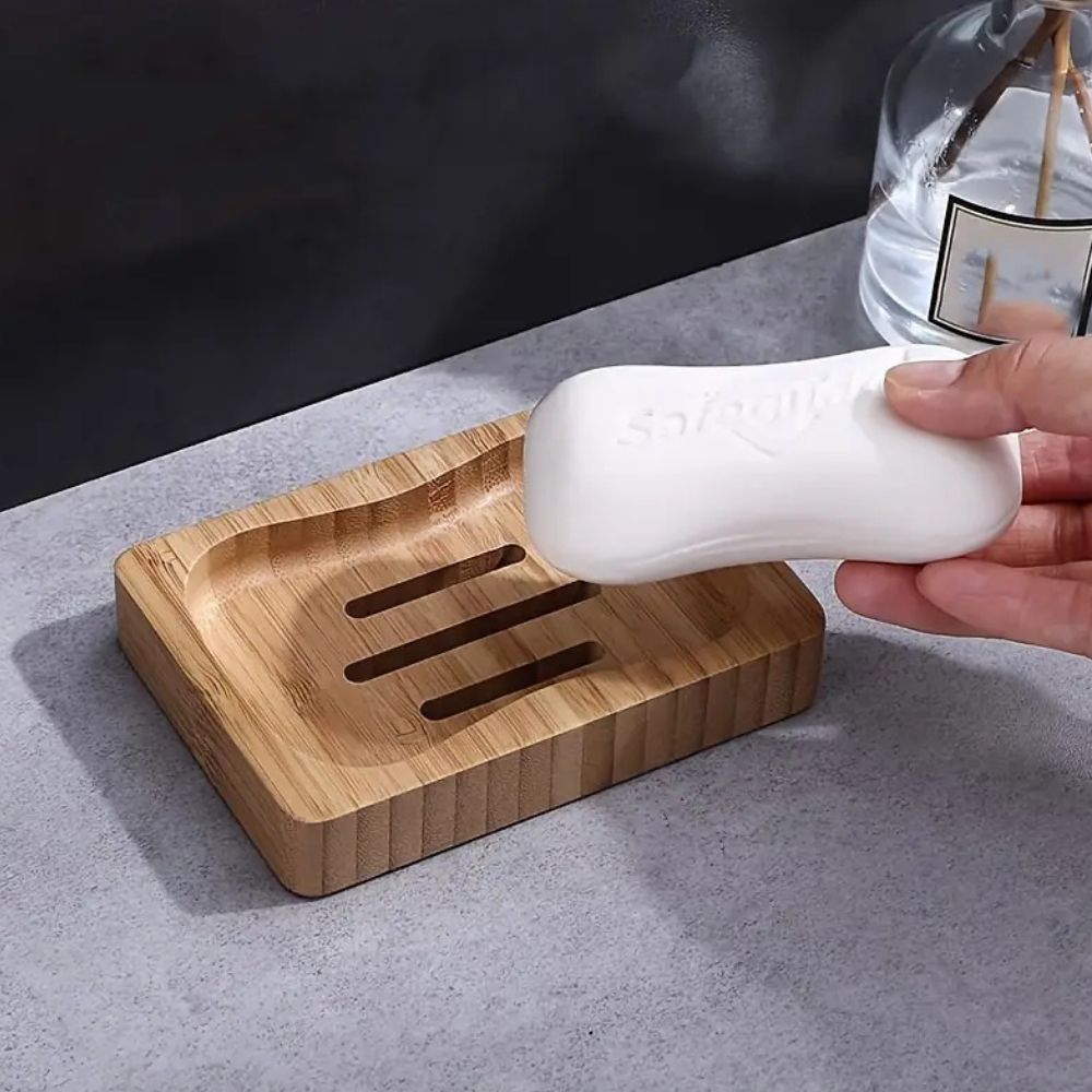 Natural Wooden Soap Dish