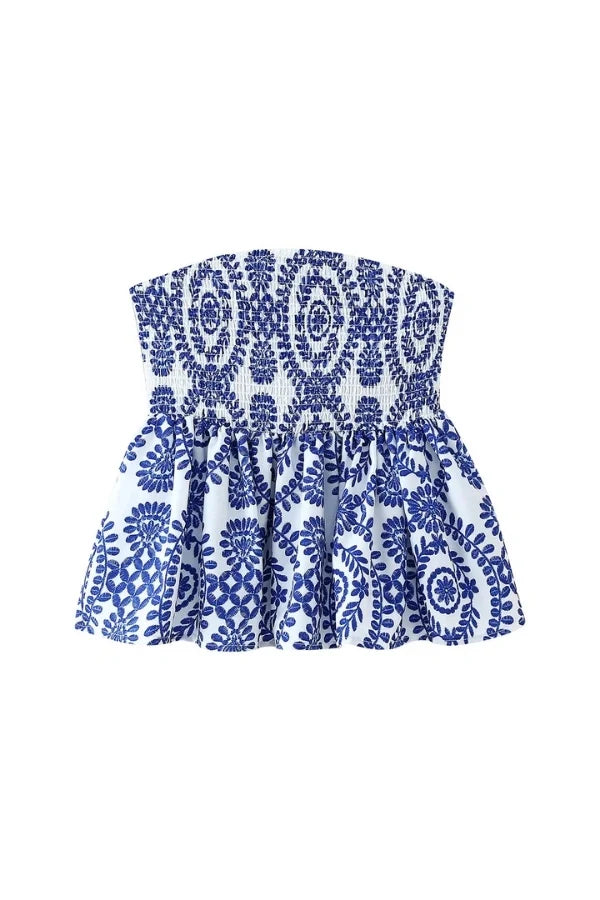 Sarina Ruffle Tube Top