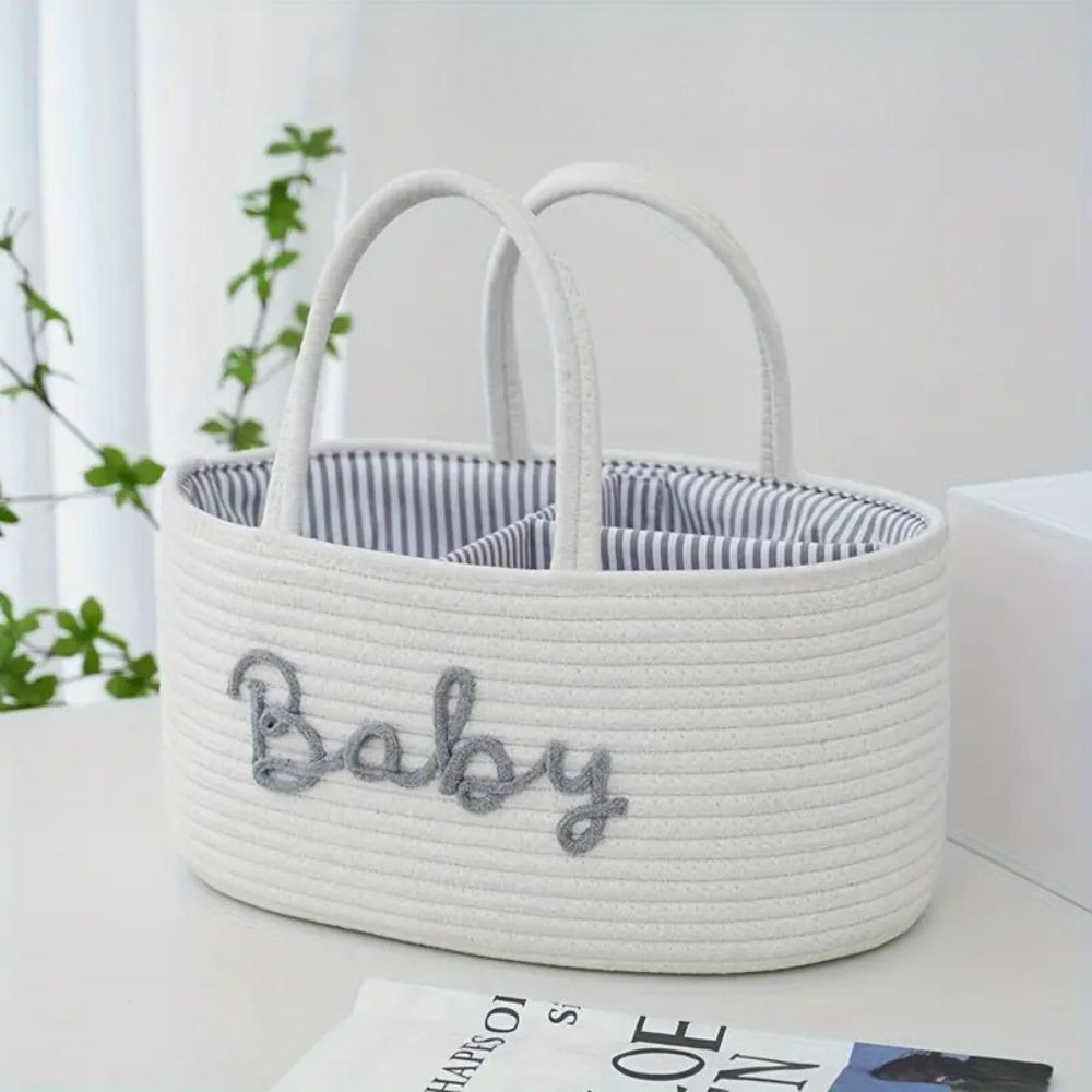 Cotton Rope Baby Caddy Organizer