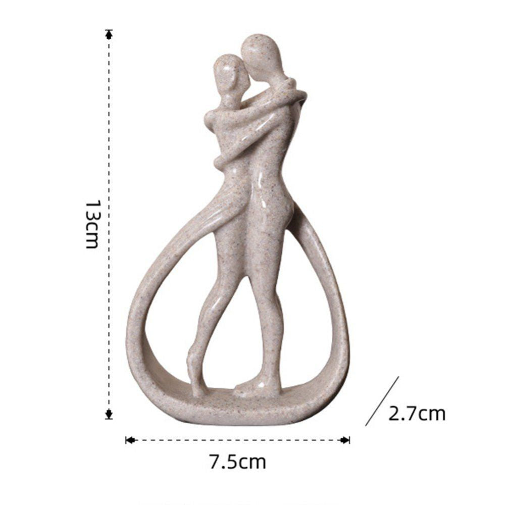 Embrace Resin Couple Sculpture