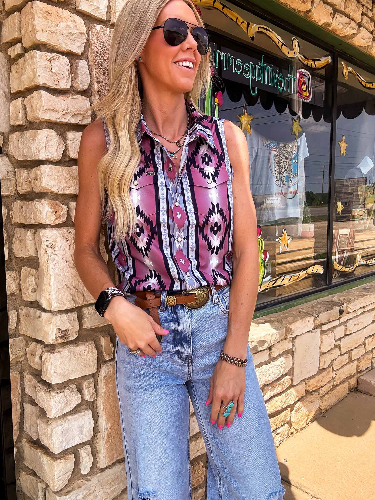 The Anson Aztec Button Down