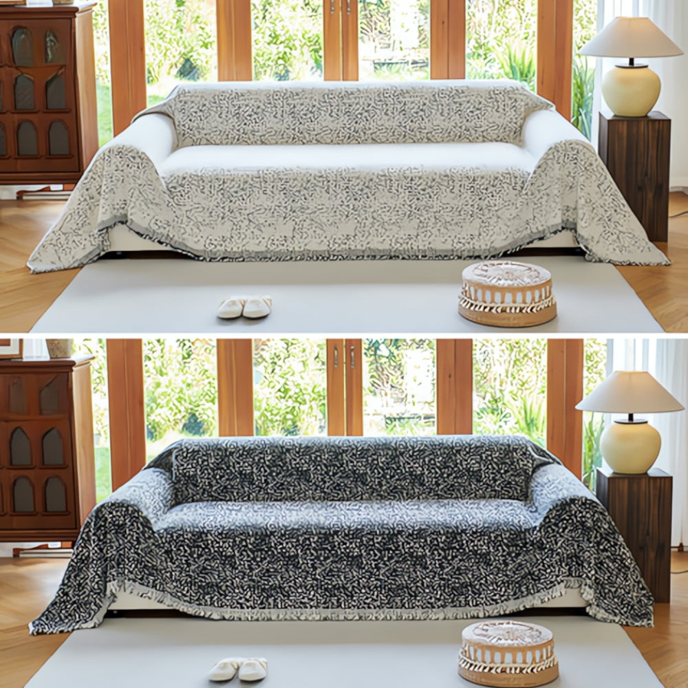 Nordic Speckle Reversible Sofa Cover