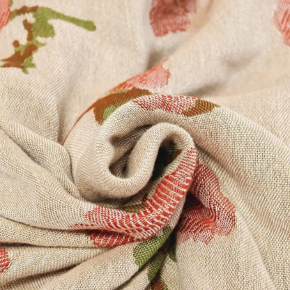 Bamboo Fiber Rural Rose Cooling Blanket