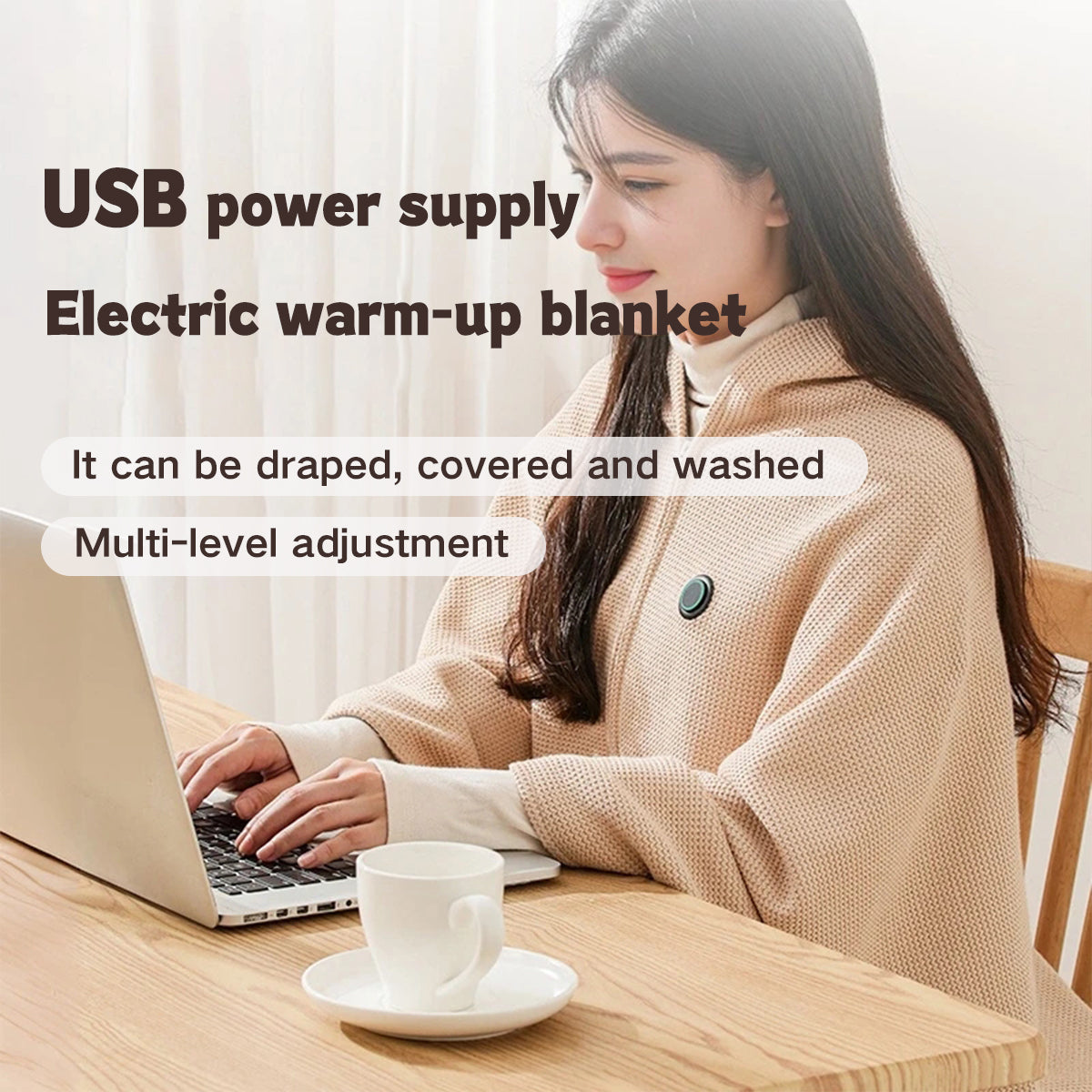 Warmiq™ | Portable Heated Shawl