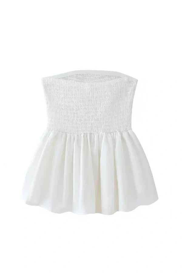 Sarina Ruffle Tube Top